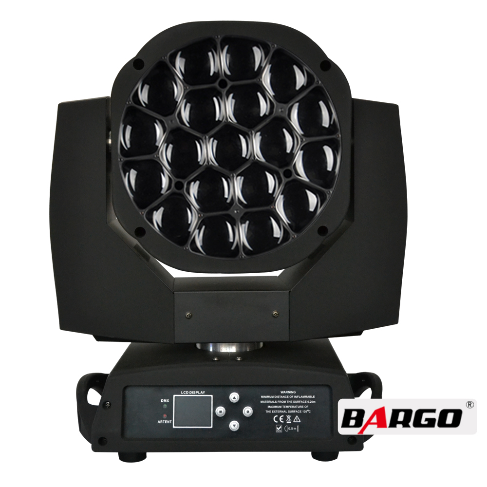 19pcsx10W 4in1Bee eyes LED Moving Head Zoom Light